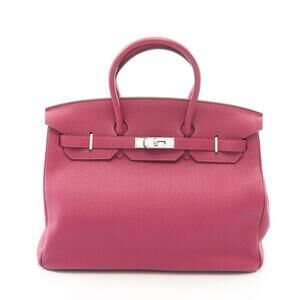 Hermes Birkin 35 Handbag, Leather, Togo Women's, Pink